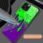 Green Pigment iPhone 11 Cases Soft TPU Pattern Design silicone  phone Case