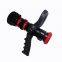 Handheld fire hose nozzle with machino female coupling