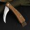 good quality outdoor mushroom knife camping hunting knife multi tools wood handle carving knife with brush