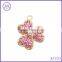 Fashion zinc alloy clover charm