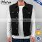 2016 OEM Classic Mens Denim Vest in black