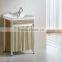 Square small bath simple style floor standing aluminium washing clothes cabinet