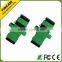 LC duplex Adapter with SC footprint MM,P.B. sleeve