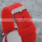 Brand New Red Face Wholesale Carton Girls Lovely Rubber Ladies Wrist Watches relogio Clock LD073