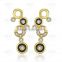 E1061 Wholesale Nickle Free Antiallergic White Real Gold Plated Earrings For Women New Fashion Jewelry