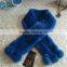 Long Rex Rabbit Fur Scarves by Hand Knitted