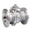 manual operation 2-pc stainless steel casting medium/low temperature flanged ball valve