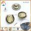 Brushed Antique Custom Metal Buttons For Garments Luxury
