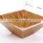 natural wooden fruit salad bowl,Bamboo vegetable candy bowl,people salad bowl