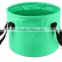 camping hiking multi function outdoor folding bucket