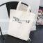 Hot sale special design printed natural cotton canvas shopping bag