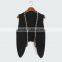 New design black short sleeveless denim jacket outdoor women denim vest
