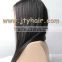 Hot Beauty 22" #1B Silky Straight, Natural Hairline, Peruvian hair full lace wig