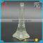 Christmas gift Eiffel Tower shape glass wishing bottle with cork 350ml