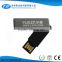Factory Price Thin Lightweight Portable Metal USB Flash Drive with Chain