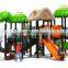Hot sale zinc pipe LLDPE plastic new design kids plastic playground