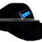 LED message cap,LED badge cap,show time or your name