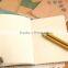 A6 craft paper cover note book recycled for wholesale