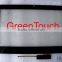 custom smaller demension 2.8"5",7",10.1" capacitive touch panel with printing white logo and some LED apertures