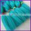 HARMONY 24" 100g/pc BLUE&CELADON GREEN Ombre Two Tone Colored Jumbo Braid Synthetic Box Crochet Ombre Braiding Hair