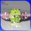 Fashion Rhodium Plated Big Stone Custom Necklace Pendant Design/Color AAA Cubic Zircon Paved 925 Sterling Silver CZ Pendant