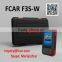 Fcar F3S-W auto Diagnostic Tool, passenger and light commercial car, idle modify, key program, lamp adaption, ecu reset