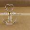 Unique style crystal heart shape perfume bottle