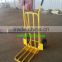 colorful coating frame warehouse used hand trolley