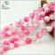 Natural Watermelon red color jade Gemstone Round Loose Beads Strand For Jewelry Making DIY
