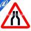 reflective traffic Road narrow both side fold up signs