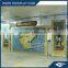 Printed aluminium exhibition displays