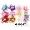 fashion crystal satin rose flower hair clip