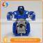 Best gift for boy blue and red plastic transform robot powerful rc car