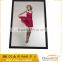 High stable quality ultra thin wall-mounted LED Light Box with aluminum snap frame