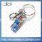 high quality customized blank flat metal 3D zinc alloy key ring