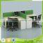 Good Wire Mangement and Special Design Table Leg Office Desk Partition Staff Workstation