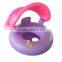 yellow fish baby shade pool,inflatable fish-shape baby boat with canoy