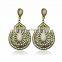 European teardrop shape statement earring ladies earrings designs pictures