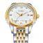 Luxury Brand Gold Military Watches Man Full Steel Rhinestone Quartz Watch WEIDE 93008GG