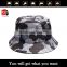 Hot Selling Custom High Quality Fashion Plain 100% Nylon Classic Camo Fitted Cap Bucket Hat Wholesale