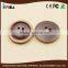 custom laser engraved wooden buttons with colorful edges