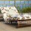 Ourdoor sun lounge wicker furniture