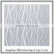 Quality assure interior decoration suspended board panel aluminum strip ceiling with decorative stripe