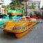 Leisure boat/ fiberglass boat/Pedal boat/4 seats pedal boat/Leisure water game