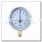 High quality 4inch bottom stainless steel millibar biogas pressure gauge