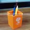 Eco-friendly promotional silicone/ plastic pen container/pencil holder in china for sale
