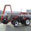 Russia hot selling TZ-10 70-110HP 4WD Wheel Tractor Front end loader
