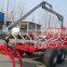 Tractor mounted 12 tons Timber trailer with Crane Model ZM12006