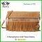 Fringe Tassel Leather Shoulder Bag