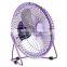 USB powered plug charging ultra quiet metal desktop table fan mini cooler cooling fan